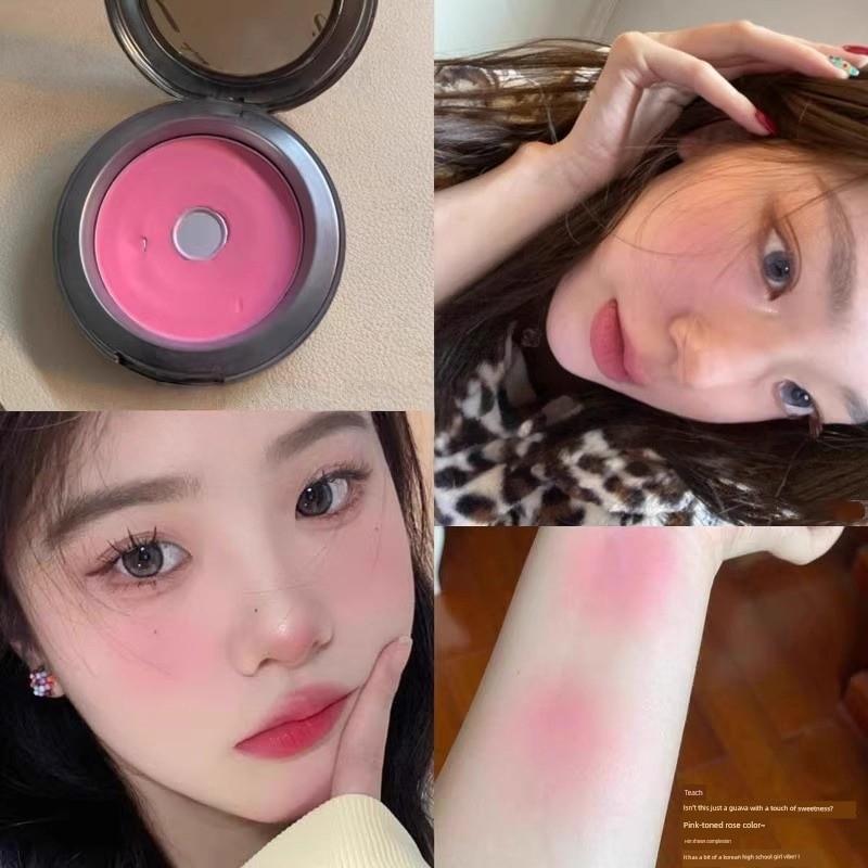 Asian Light Fashion Soil Orange Nude Coffee Low Saturation Vitality Daily Light Makeup Matte Expansion Contractive Color Monochrome Blush Female
