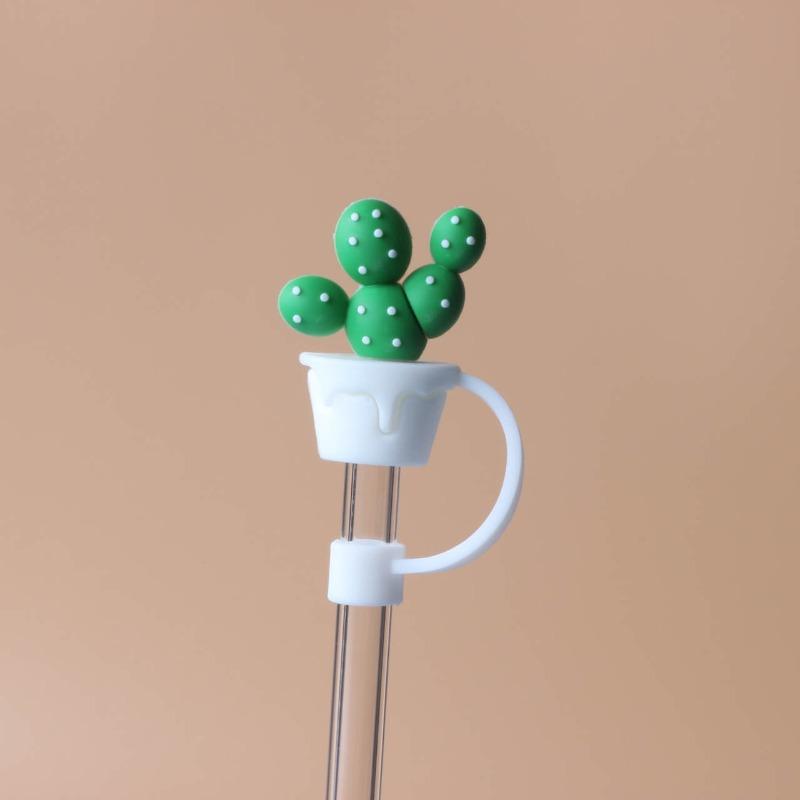 Pen Cap, Cute Girl, 8mm Inner Diameter, Protective Dust Cover, Cute Straw Cap, Straw Cover, Cartoon