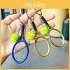 Charming Metal Tennis Racket Keychain Stylish Sports Gift Perfect For All Occasions