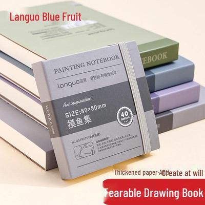 Tragbarer Blauer Acrylmarker Dickes Zeichenjournal