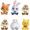 Disney Mofu Kyun Sitting Doll Disney Characters 1box 10pcs