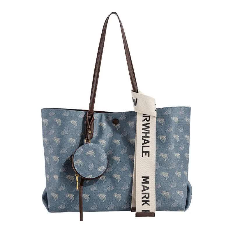 MARK FAIRWHALE Retro Fashion Tote Shoulder Bag