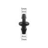 3/5mm To 4/7mm Hose Splitters Barbed Straight Tee 4-Way 6-Way Water Shunt Connectors Micro-Sprinkler Drip Irrigation Accessories