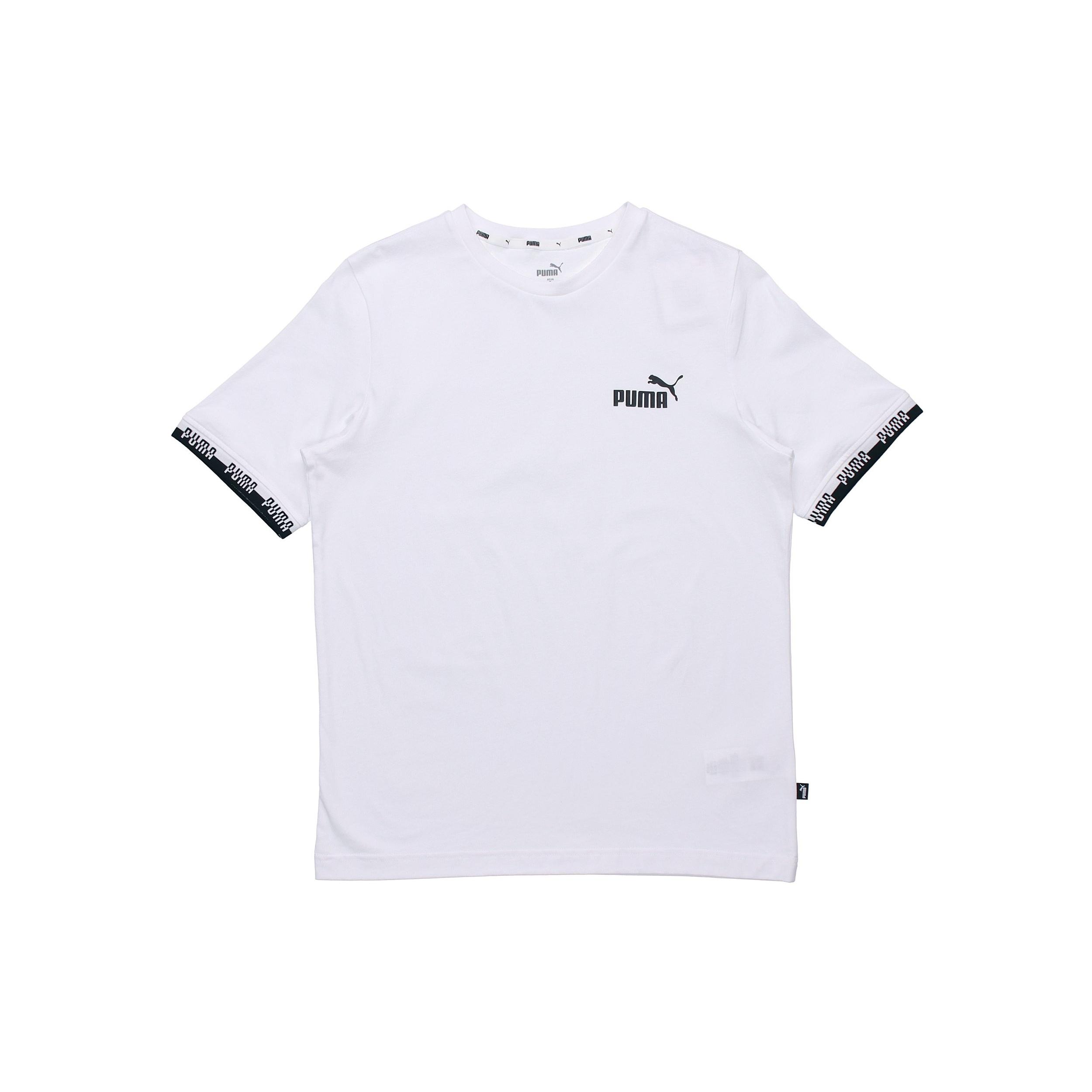 PUMA Short Sleeve T-Shirt  White  Men s 855985-02 S