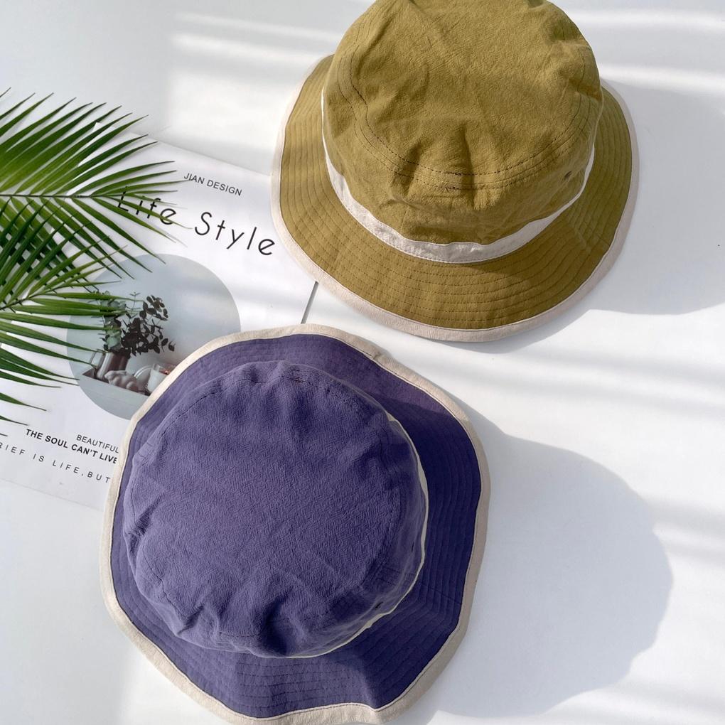 Women's and Men's Daily Vintage Two-tone Bucket Hat