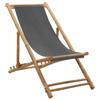 Day and Night - Day and Night Bamboo and Dark Gray Canvas Beach Chair