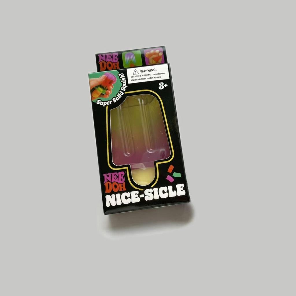 Popsicle-Shaped Stress Relief Toy - Easter Soft Rubber Squeeze Toy