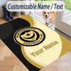 Custom Text Printed Rug Portsmouth FC Non Slip Floor Carpet For Home Room Decor