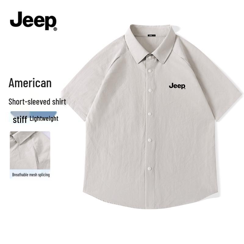 

Jeep Men s Summer Short Sleeve Breathable Shirt XL