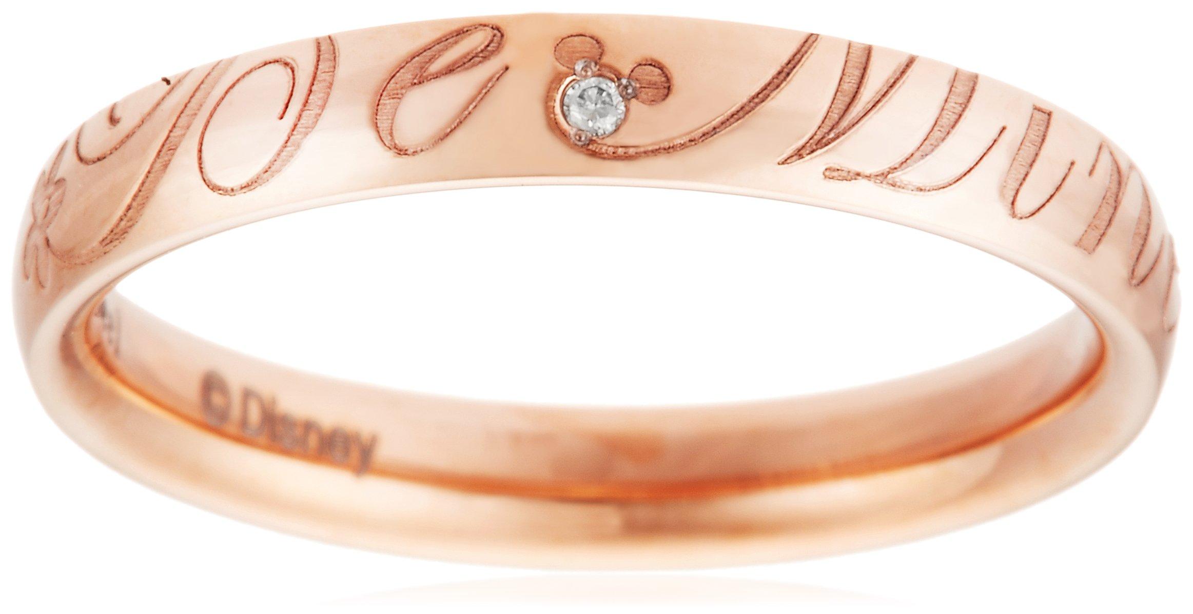 

BLOOM Disney SMACK Stainless Steel Diamond Pairing Rings Japanese Size 9 (Women s) 0191-0713-0015-0009, розовый