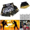 Ocean Sea Wave Muay Thai Kickboxing Boxing MMA UFC Casual Shorts Gym Sport Unisex Men Women Workout Quick Dry Print Elastic High Waist Training