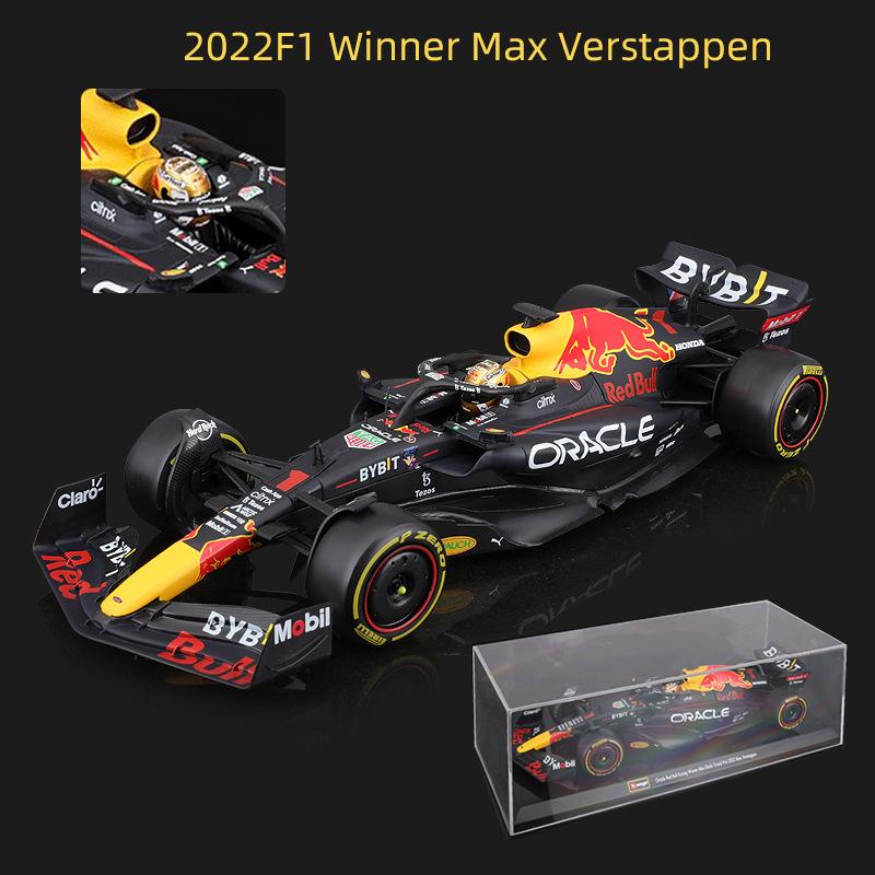 Bburago 1:24 RedBull RB19 Alloy Car Model F1 Racing 2023 Vehicles Toys Diecast Voiture Gift Red Bull RB18 SF23 W14 F1-75