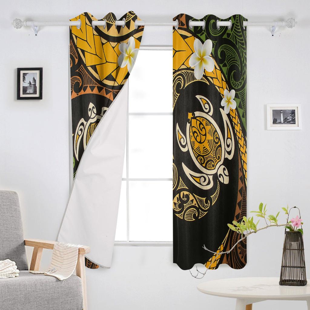 Exotic Geometric Flower Blackout Curtains For Bedroom Blinds Drapes Window Curtains For Living Room High Shading