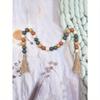 1pc Rustic Vintage Style Tassel Beaded Jute Rope Wall Hanging Home Decoration Wooden Beads String Best Gifts Birthday