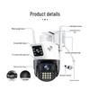 360° Outdoor Mobile Camera with HD Night Vision and Voice Control
