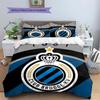 Club Brugge KV Pattern Bedding,Quilt Set Quilt Cover Pillowcase Home Birthday Gift(1 * duvet cover + 2 * pillowcase, without core)