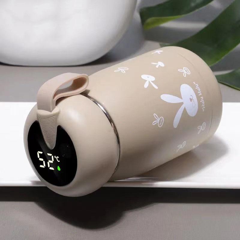 320ml Tragbare Kaffee-Thermoskanne Teebecher für das Auto Niedliche Wasserflasche Edelstahl Isolierbecher Vakuumflaschen Reise-Trinkbecher