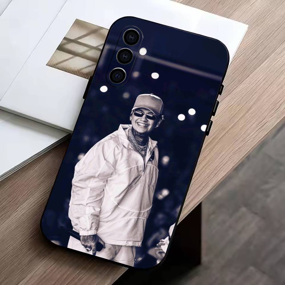 BC-Rapper Blessd Cantante Phone Case For Samsung Galaxy A73,A72,A71,A70,A53,A52,A51,Soft Silicone Black Cover