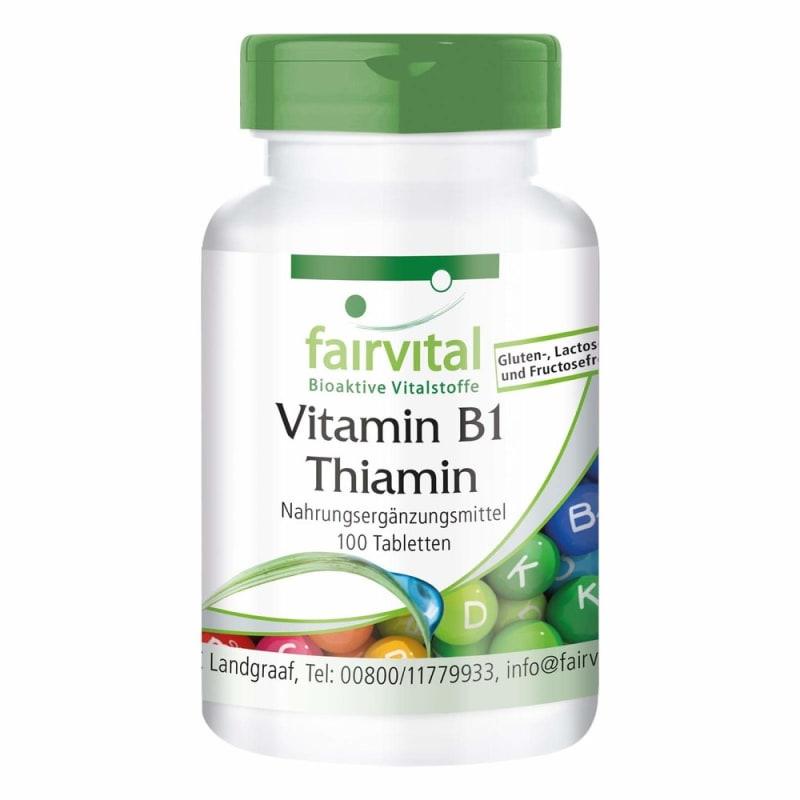 

Fairvital Vitamin B1 Thiamine 100 mg, 100 Tablets