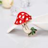 Fashion Cartoon Alloy Mushroom Brooch Chic Unique Women Broochpin