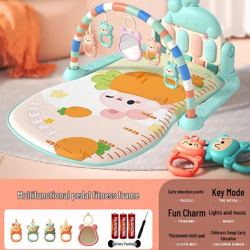 

Animal Foot Piano Baby Gym & Play Mat with Lights and Music
