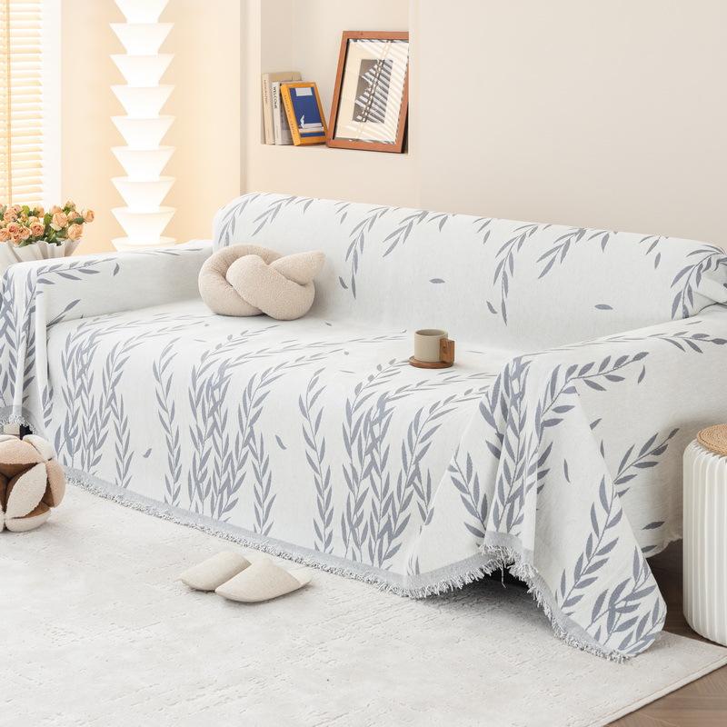 Chenille Sofa Cover Cloth for All Seasons, Full Cover, Light Luxury and High-end Sofa Towel, Retro Throw Blanket, Sofa Cover