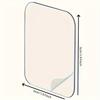 Heavy Duty Double Sided Adhesive Patches Nano Tape, Transparent Square Wall Stickers, Waterproof Removable No Residue Pad