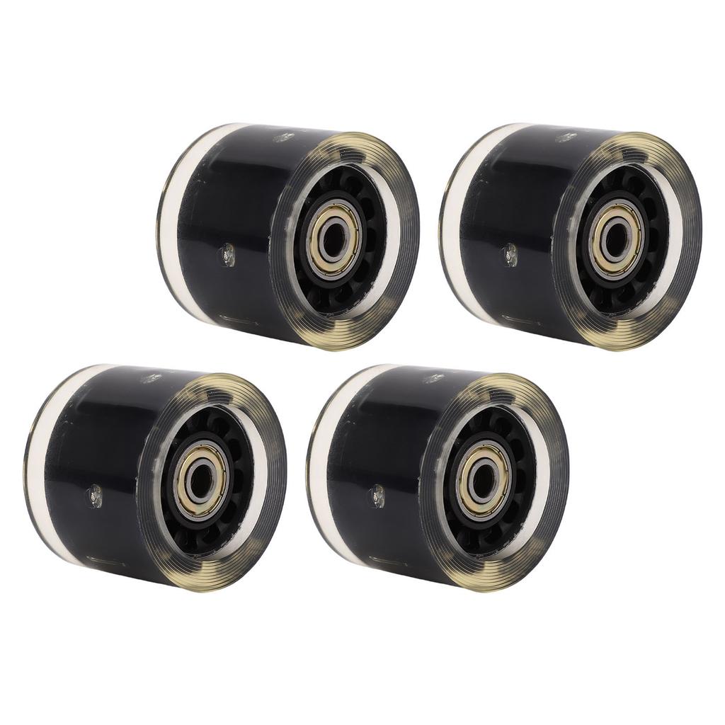 4 PCS  board Wheels and Bearings   Wheels Magnetic   Friction High   PU 55x45mm