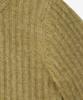 NOIRER FOR WOMAN Camel Slim Fit Ribbed Sweater (Olive)