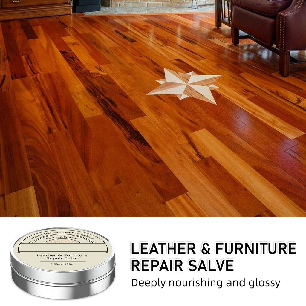 Leather Furniture Repair Salve Conditioning Cream for Leather Shoes Bags Sofas and Car Seats Restores Softness and Extends Material Life