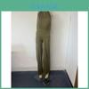 Streetwear-Jumpsuit für Damen mit Patchwork-Design und High-Waist-Passform