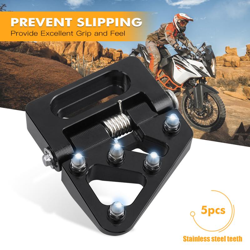 Rear Folding Brake Pedal Step Tip Plate For KTM 690 Enduro R 690 SMC R 390 790 890 1090 Adventure R 1290 Super Adventure/R/S/T