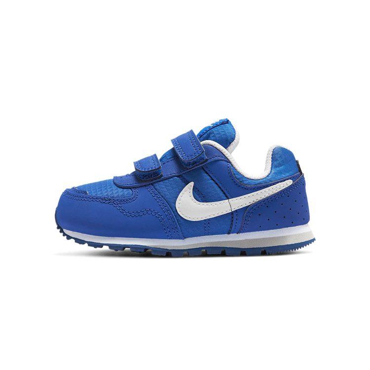 Nike MD Runner Fabric Slip Resistant Abrasion Resistant Low top Running Shoes Blue White Infant And Toddler 652966-424
