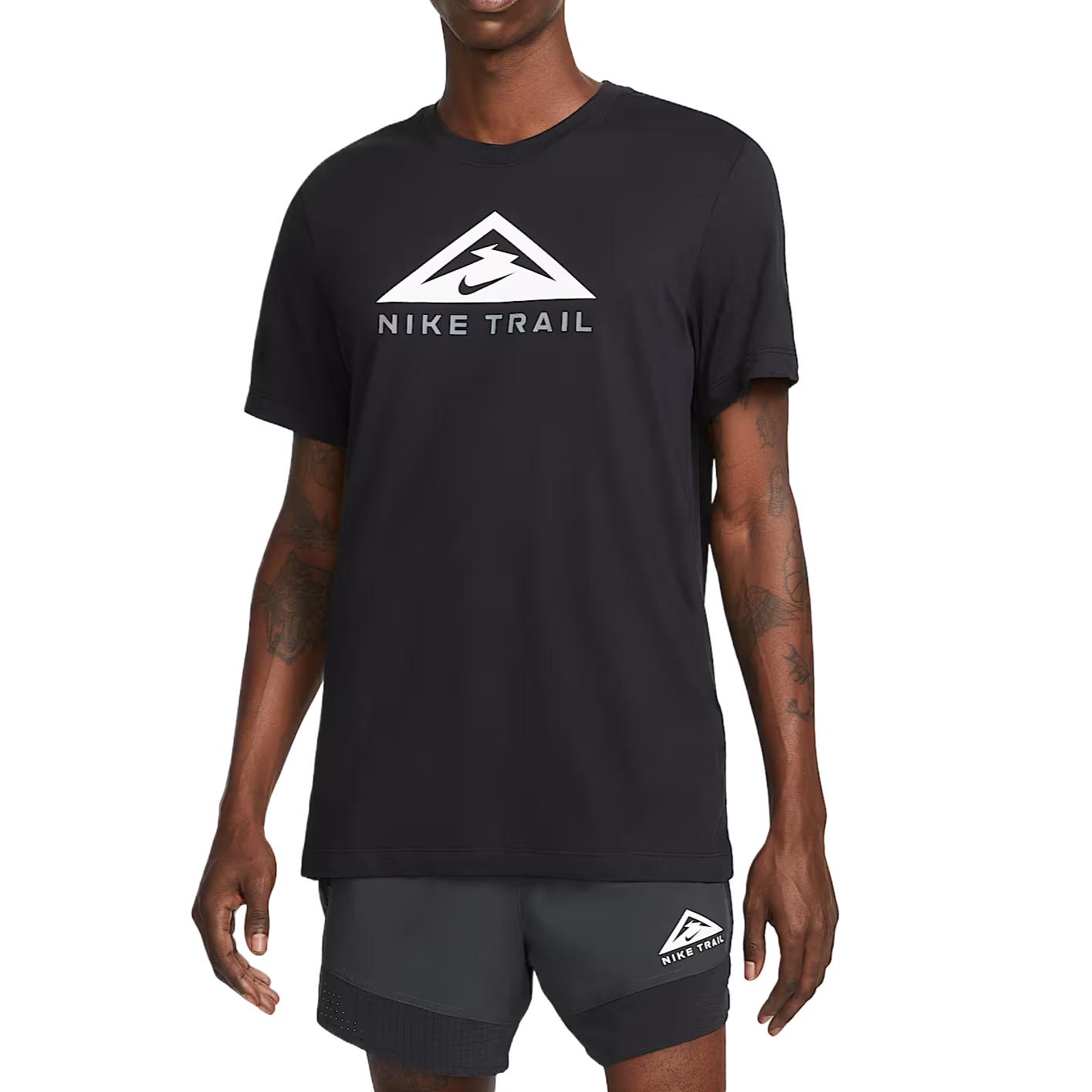 Nike Dri Fit Running T Shirt Men s DX2184-010 XL