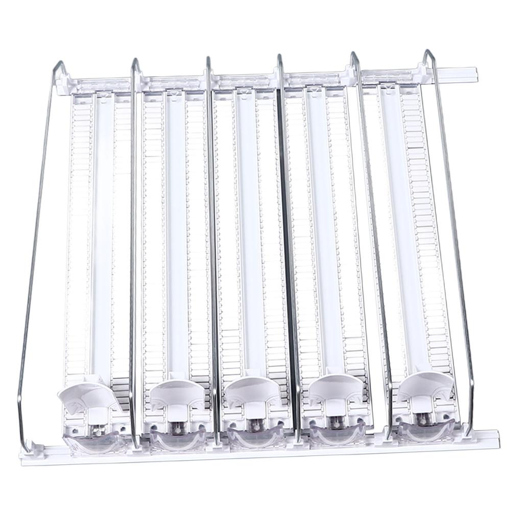 38cm Kühlschrank Getränkespender Verstellbarer Kühlschrank Selbstschiebender Soda Dosen Spender für Bier Limonade