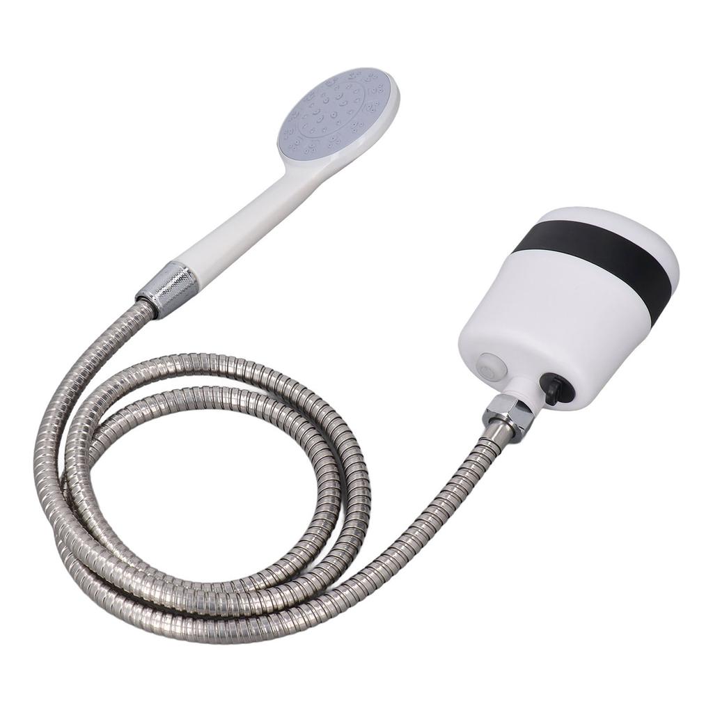 Portable Camping Shower USB Rechargeable Compact Handheld Outdoor Electric Shower 2200mah 4.9ft