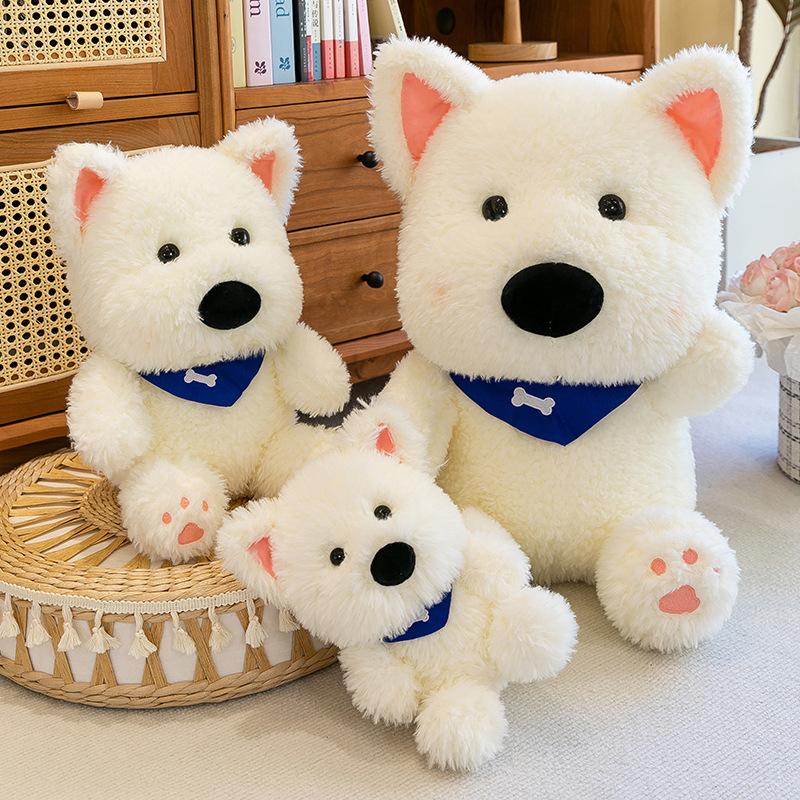 New West Highland Doll Cute Little Dog Plush Toy Dog Doll Birthday Gift