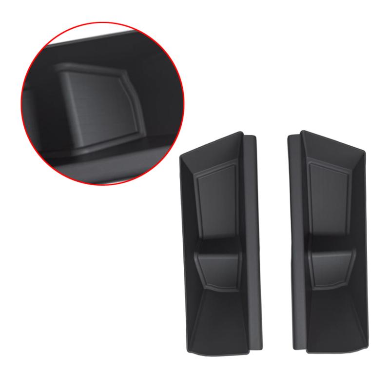 For Tesla Cybertruck 2024 2 pcs Front Side Door Slot Storage Boxs Car storage organization boxs Interior accessories