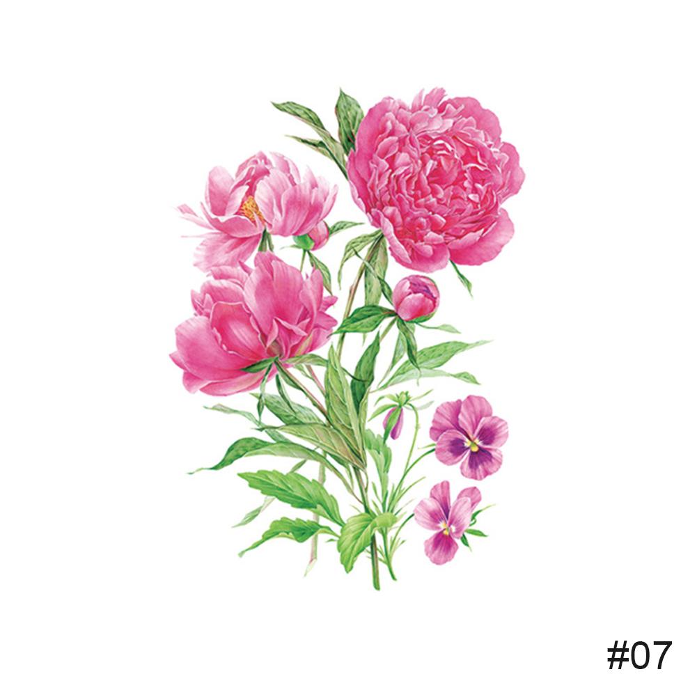 

Временные маленькие свежие красочные татуировки наклейки водонепроницаемые долговечные татуировки наклейки боди-арт паста живопись татуировка 07