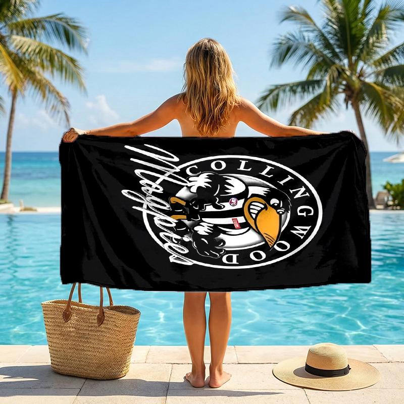 Collingwood madingas paplūdimio rankšluostis: Idealiai tinka vasaros nuotykiams Minkštas, sugeriantis ir greitai džiūstantis, tinkamas plaukioti ir maudytis