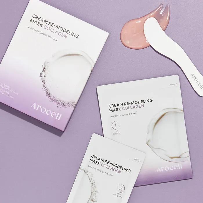 [77g Large Size] Cream Remodeling Mask (5 Uses) (Collagen) Remodeling Mask 5 Sheets (Collagen)