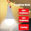 Led Camping Lantern USB Rechargeable Outdoor Tent Lights for Hanging with Clip Hook Flashlight Power Outage Emergency Lighting