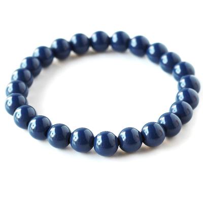 Blaues Hokutolith-Armband Taiwanesischer Negativionen-Radium-Blau Innen-Durchmesser [GOLDSTEIN] 8mm, Herkunft, Getestet, Hokutolith, Ca.. 16.5cm