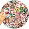 100 Christmas Stickers, Can Be Used As Notebook And Mobile Phone Case Decoration Materials Waterproof Stickers