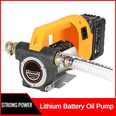 24V Lithiumbatterie Elektrische Ölpumpe Wiederaufladbar Selbstansaugende Pumpe Haushalts Dieselpumpe Betankungsmaschine