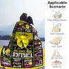 Yellow Ball66 Personalized Text Blanket Lightweight Customizable Blanket Ultra-Soft Versatile for Sofa Bedding Bed Chair All-Season Use