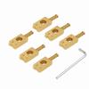 6pcs Golden Electric Guitar Accessories Metal Instruments Accessories  Electric Guitar