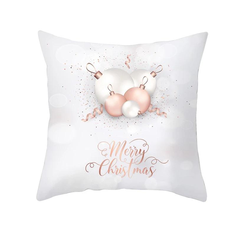 Christmas Themed Pillowcases Car Ornaments Office Santa Claus Living Room Sofa Home Pillowcases