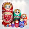 10-Layer Russian Nesting Doll - Creative Wooden Toy & Birthday Gift for Kids, Craft Figurine & Travel Souvenir.