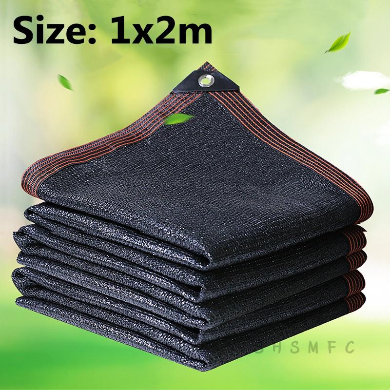 

12 Pin Sun Shading Rate 90% Anti-UV HDPE Black Sun Shading Net Balcony Garden Greenhouse Succulent Plant Swimming Pool Sunshade